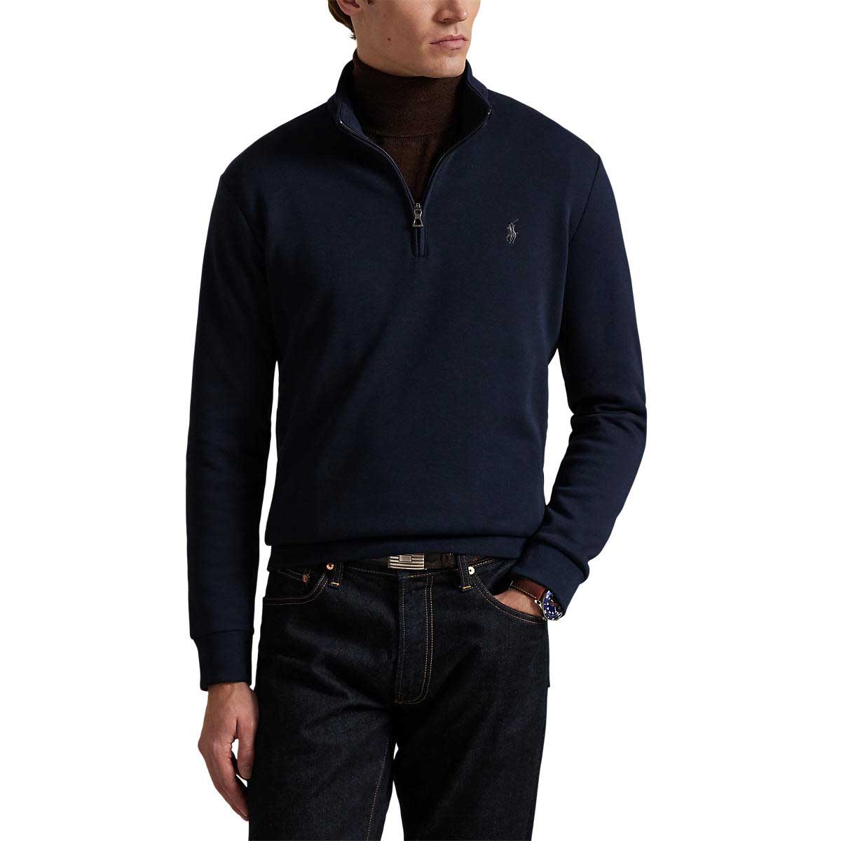 Polo Ralph Lauren Double-Knit Mockneck Pullover
